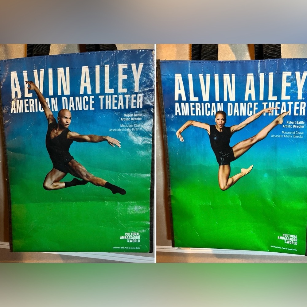 Alvin Ailey American Dance Theater Double Sided Reusable Tote Bag